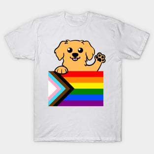 Love is love Puppy - Golden T-Shirt